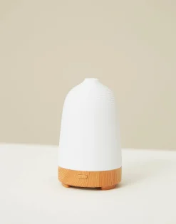 Difusor Aroma Base Color Madera Usb