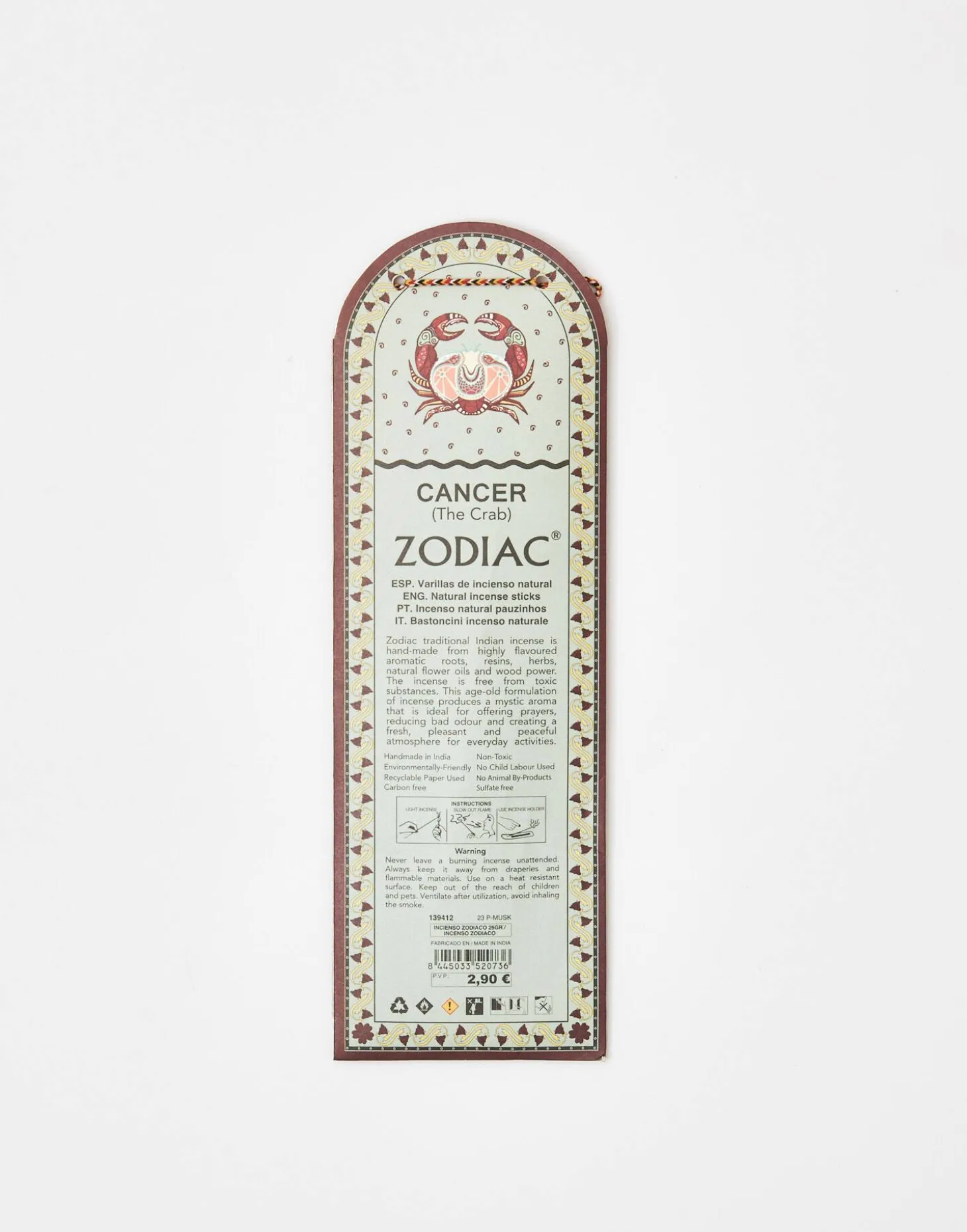 Incienso Zodiaco 25gr