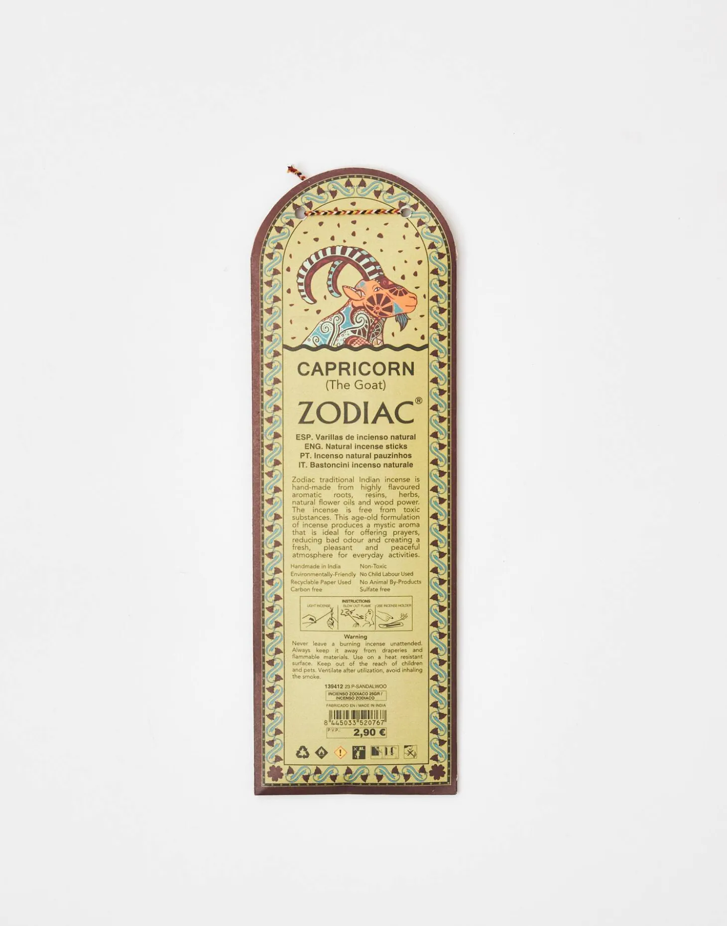 Incienso Zodiaco 25gr