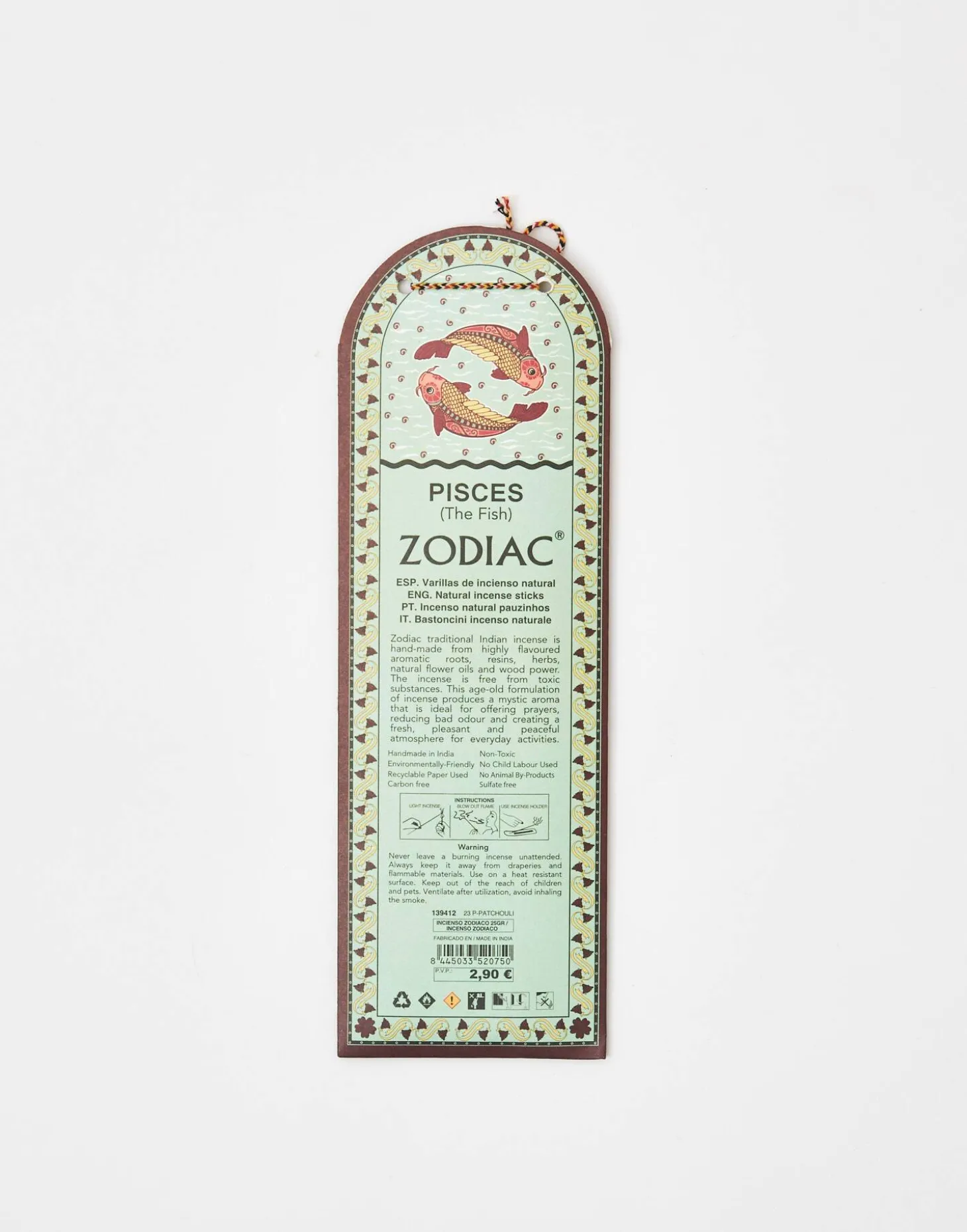 Incienso Zodiaco 25gr