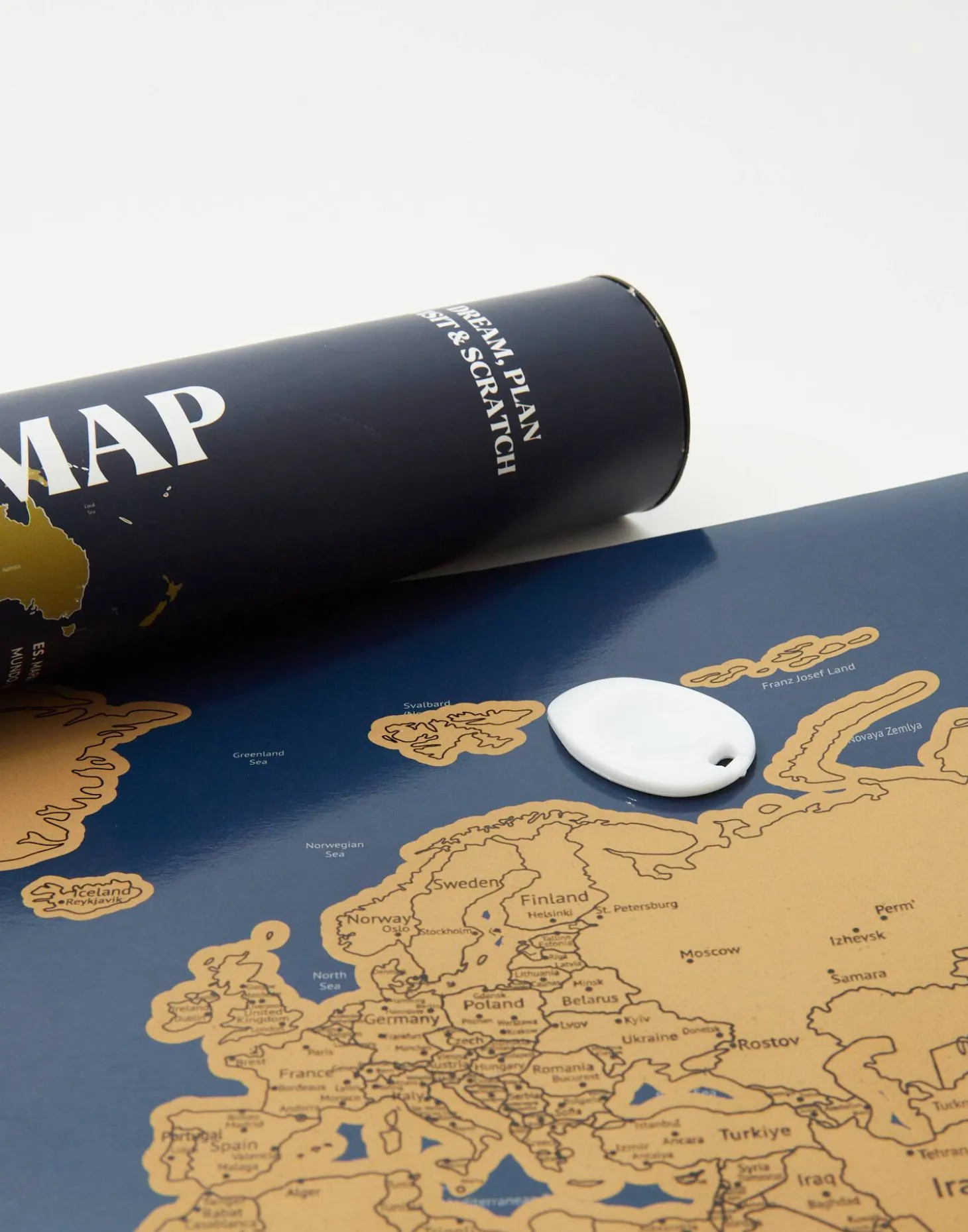 Mapamundi Para Rascar