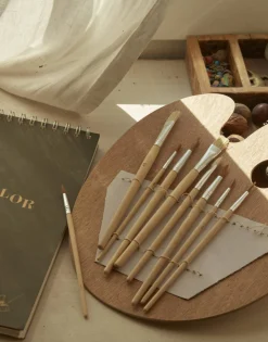 Paleta Con 12 Pinceles