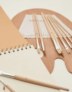 Paleta Con 12 Pinceles