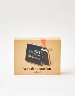 Reloj Despertador Con Estación Meteorológica Y Proyector